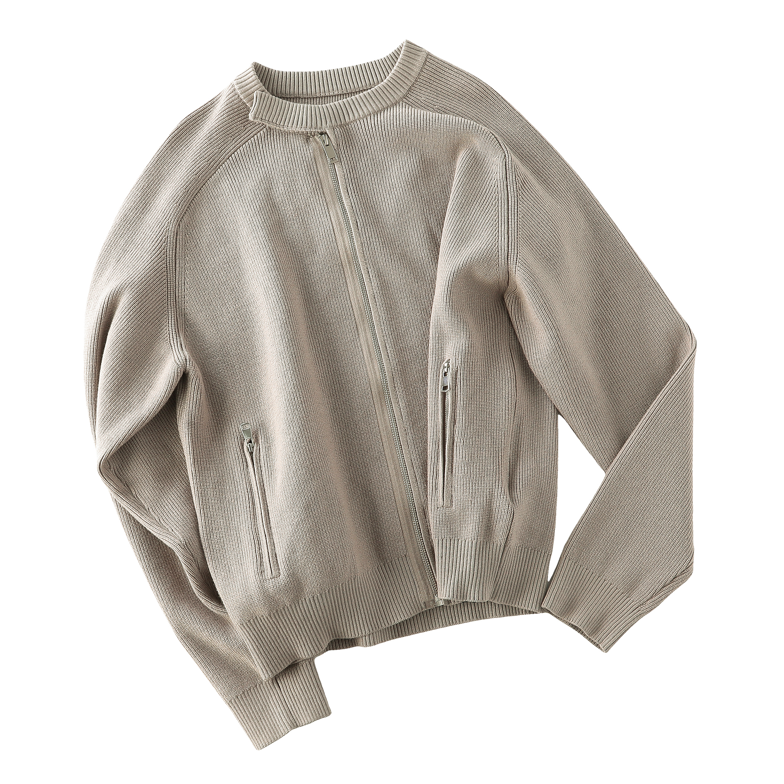 Early Spring 2026! Focus Storm Old Money Aesthetic High-End Henley Neck Casual Versatile Knit Cardigan 60004# zx - Focus Storm