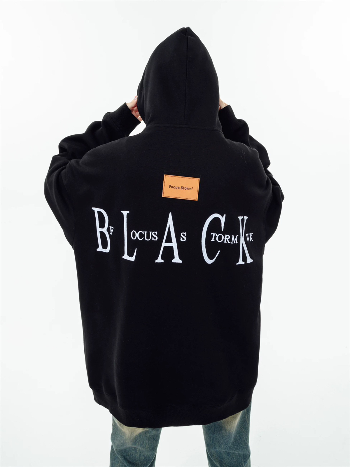 New for Autumn! Focus Storm American Streetwear Letter Embroidery Hoodie 80249# zx - Focus Storm