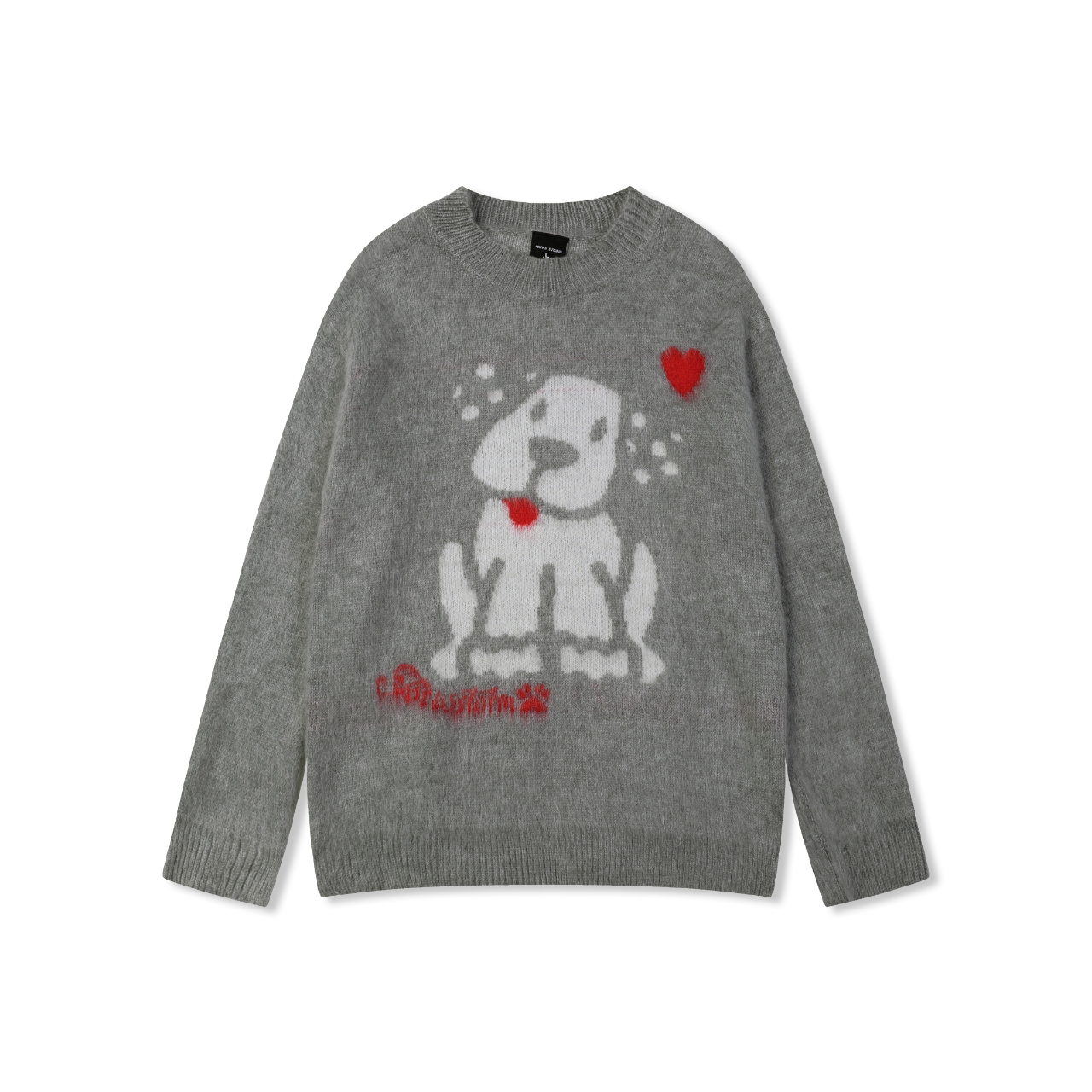 Focus Storm American Vintage Puppy Lazy Style Soft & Waxy Loose Versatile Warm Sweater 61612# zx - Focus Storm