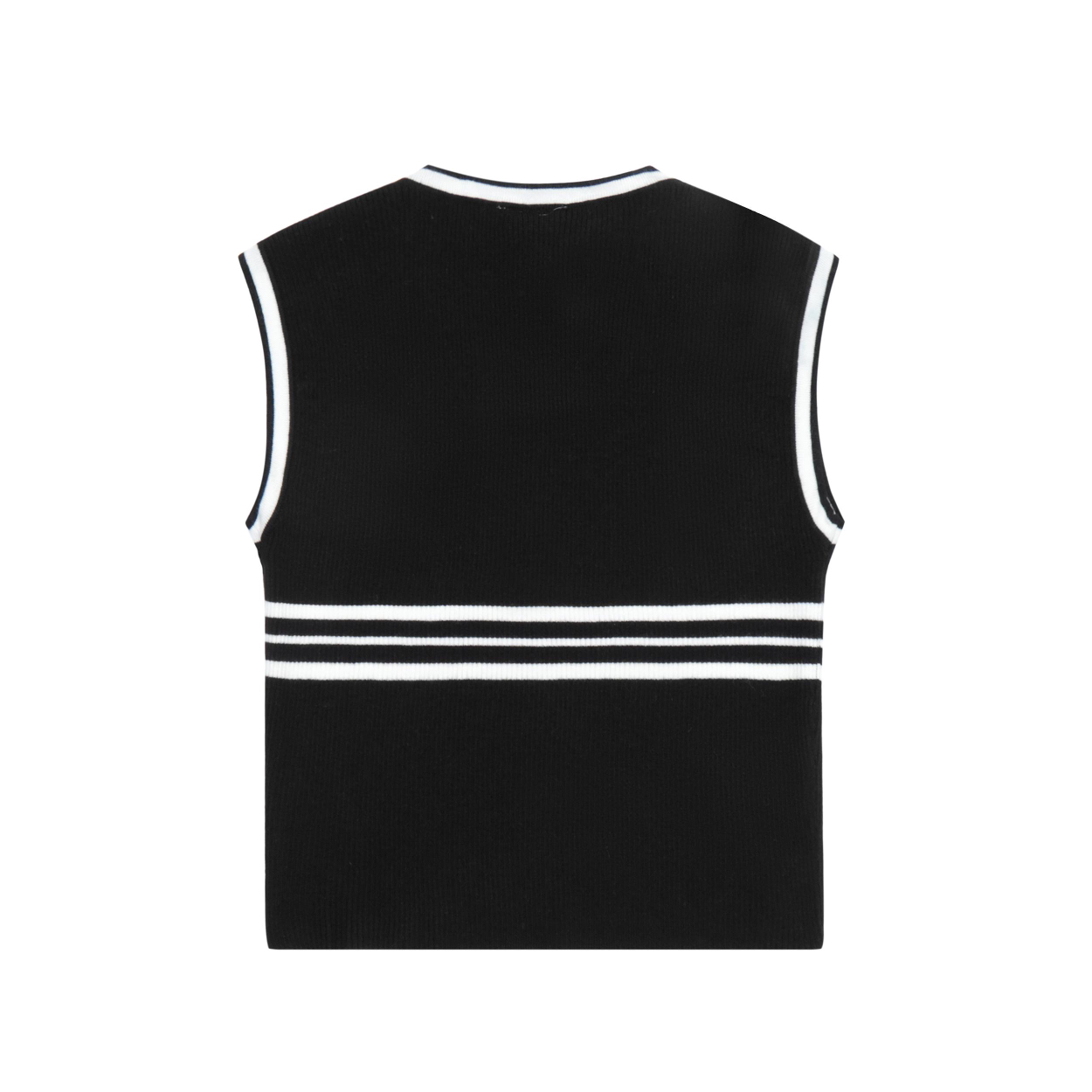 Focus StormVintage Collegiate Style Layering Knitted Vest 6161# zx - Focus Storm