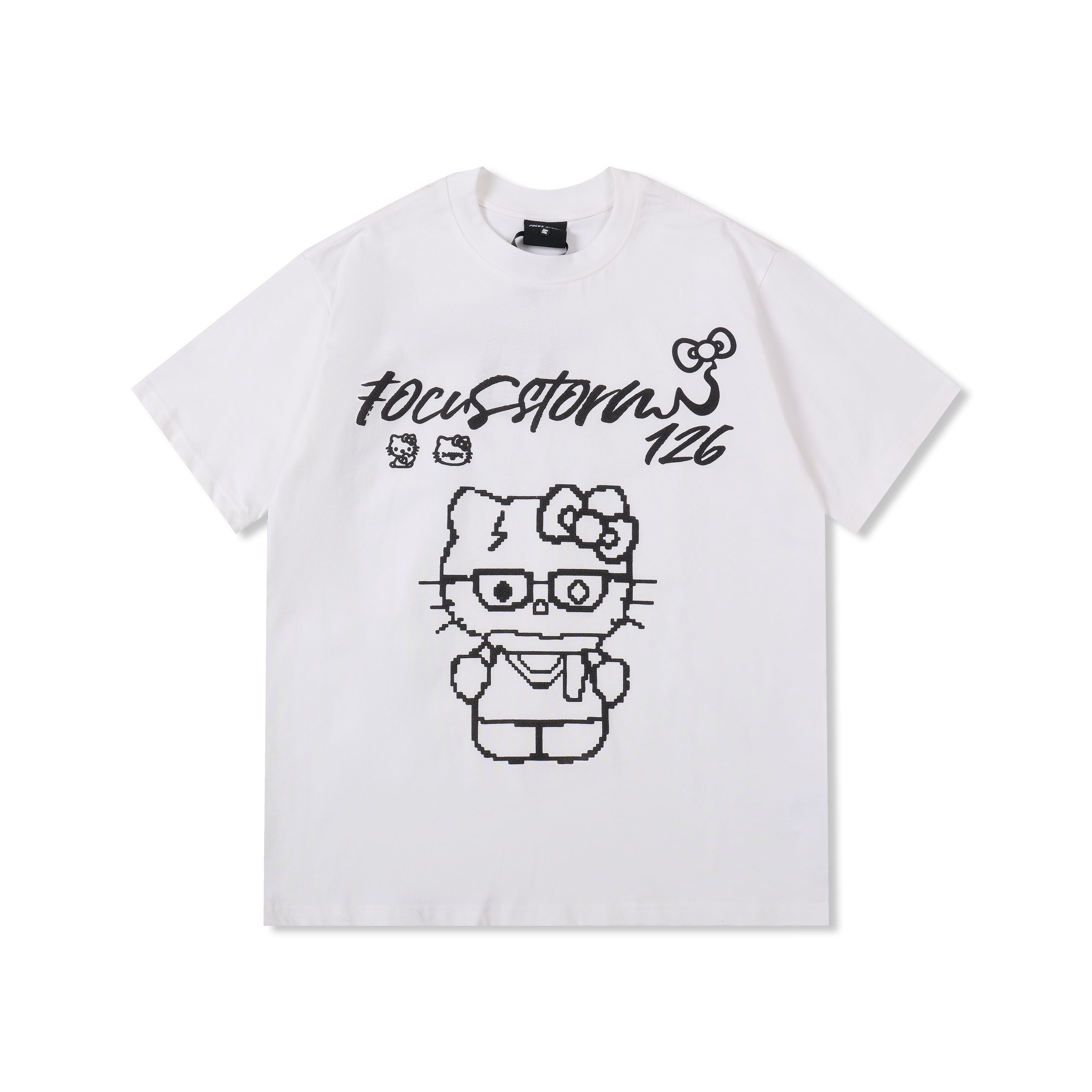 Focus Storm American-style Trendy Couple's Slimming Short Sleeve T-shirt 97516# zx - Focus Storm