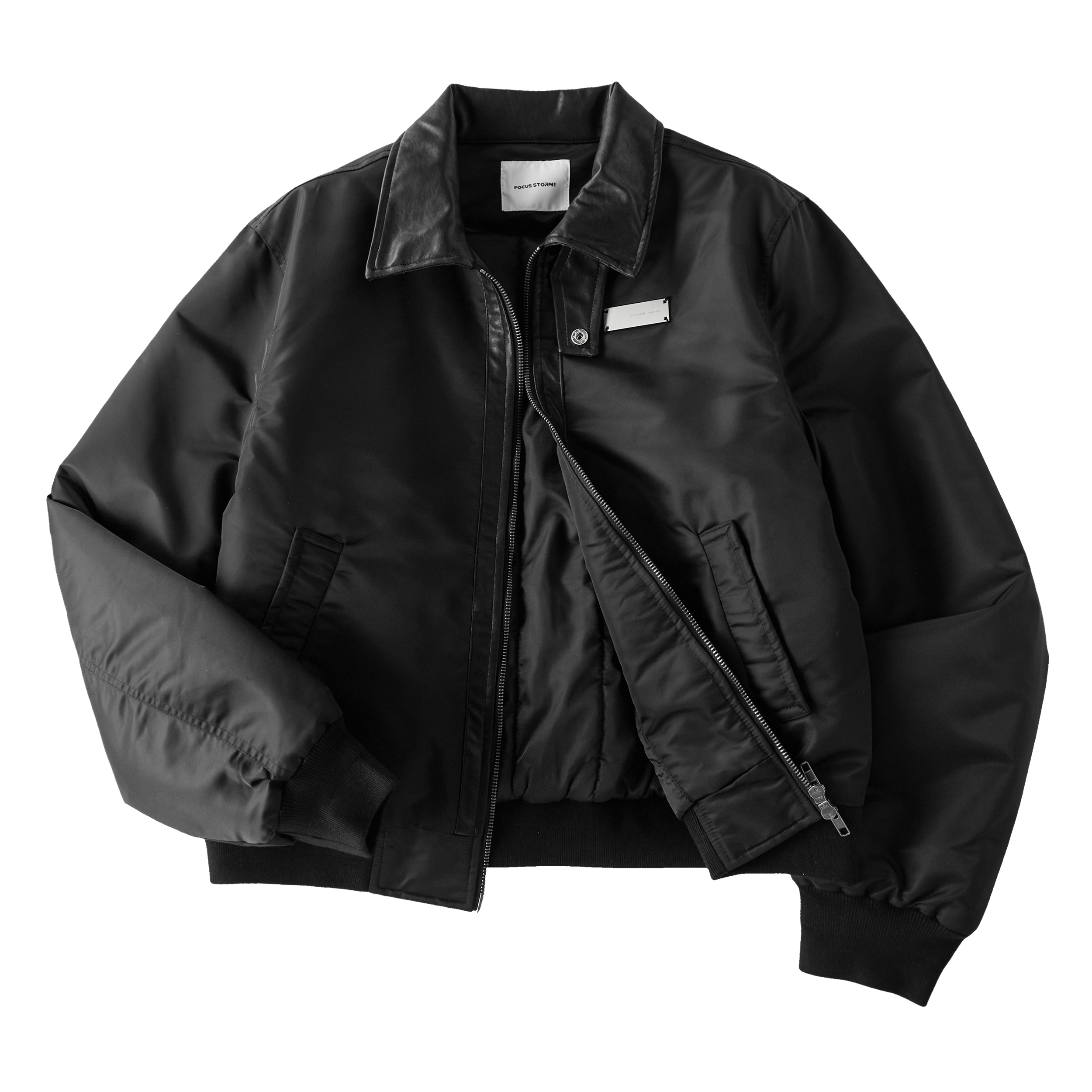 Focus Storm American Vintage Premium Solid Color Short Jacket 70028X# zx - Focus Storm