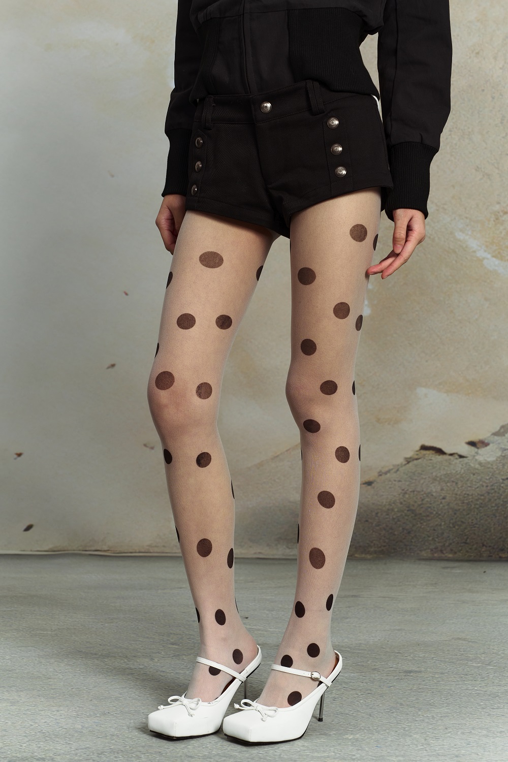 Focus Storm Niche American Vintage Hot Girl Double-Breasted Design Casual Shorts R5082# zx - Focus Storm