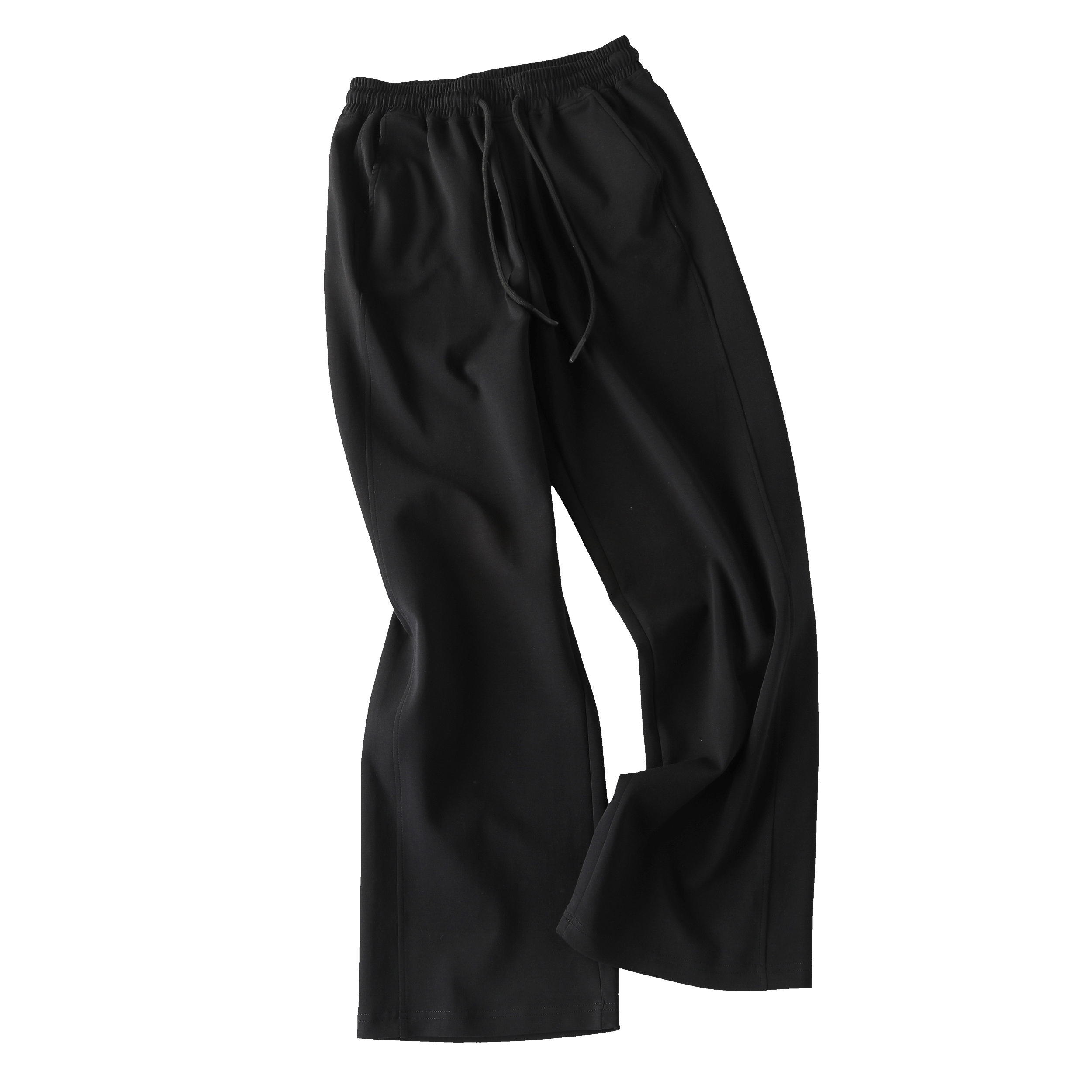 Spring 2026! Focus Storm Essential Micro-Flare Drape Straight Sweatpants 88017# zx - Focus Storm