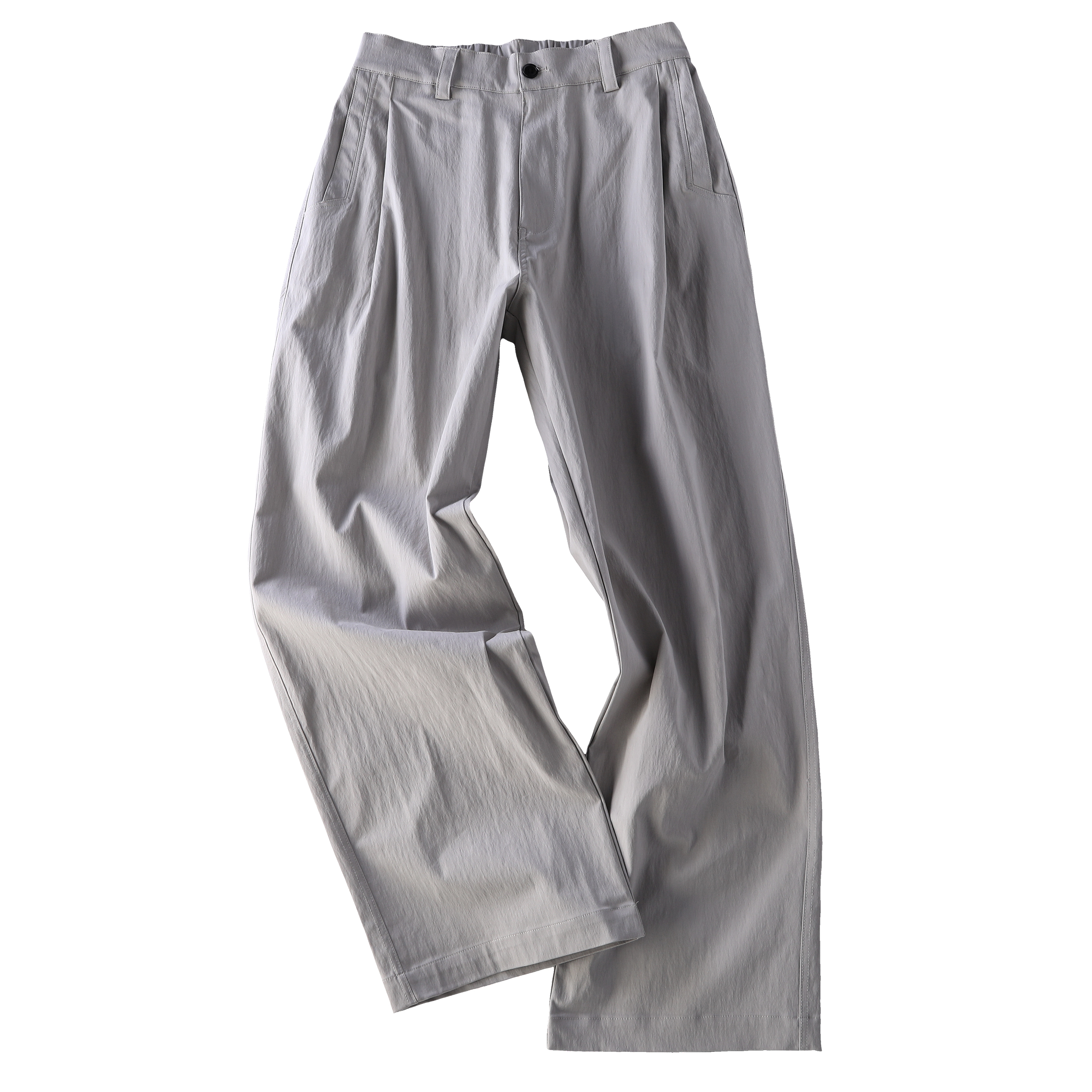 2026 Early Spring! Focus Storm Essential Versatile Solid Color Loose Straight-Leg Retro Casual Pants 88033# zx - Focus Storm