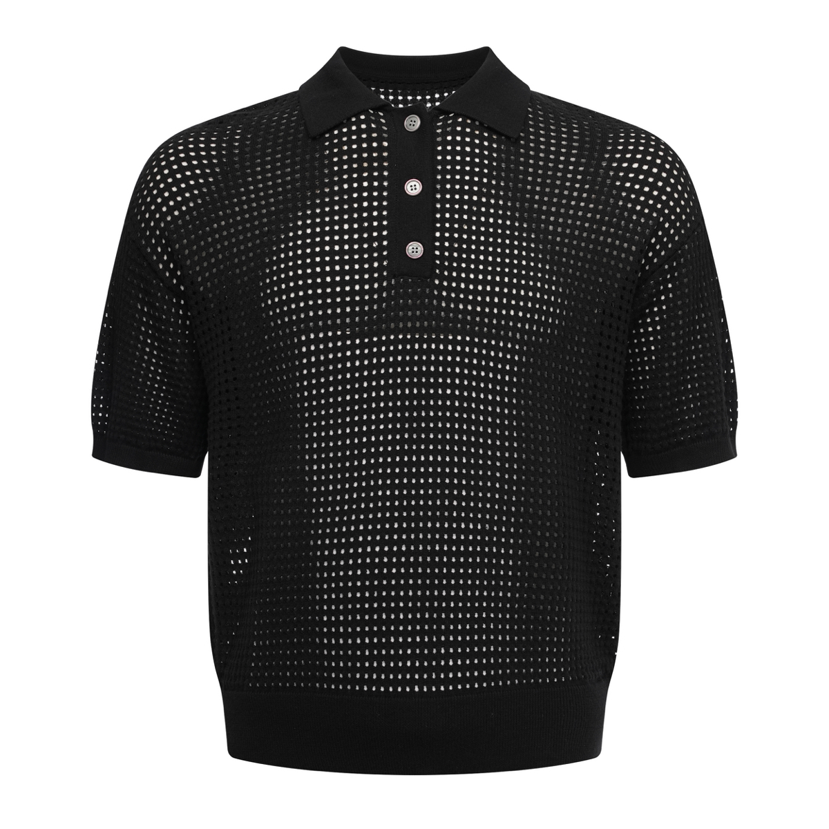 Focus Storm Vintage Short Sleeve Polo Shirt - Minimalist Solid Color Lapel Light Mature Slim Commuter Men's Summer T-Shirt POLO 62616# zx - Focus Storm