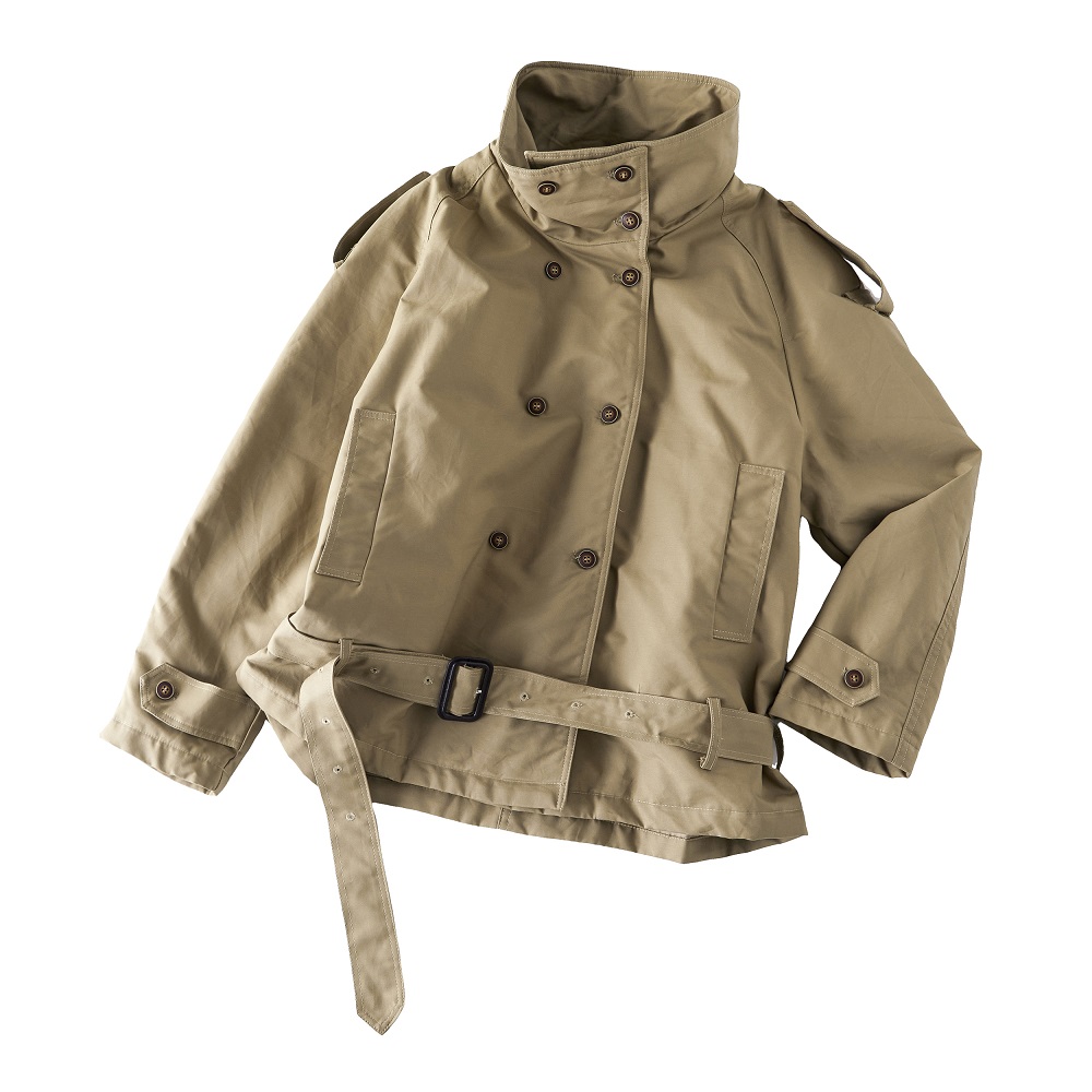 Focus Storm Women's Winter New Tie-Waist Double-Breasted Stand-Up Collar Padded Trench Coat R7076# zx - Focus Storm