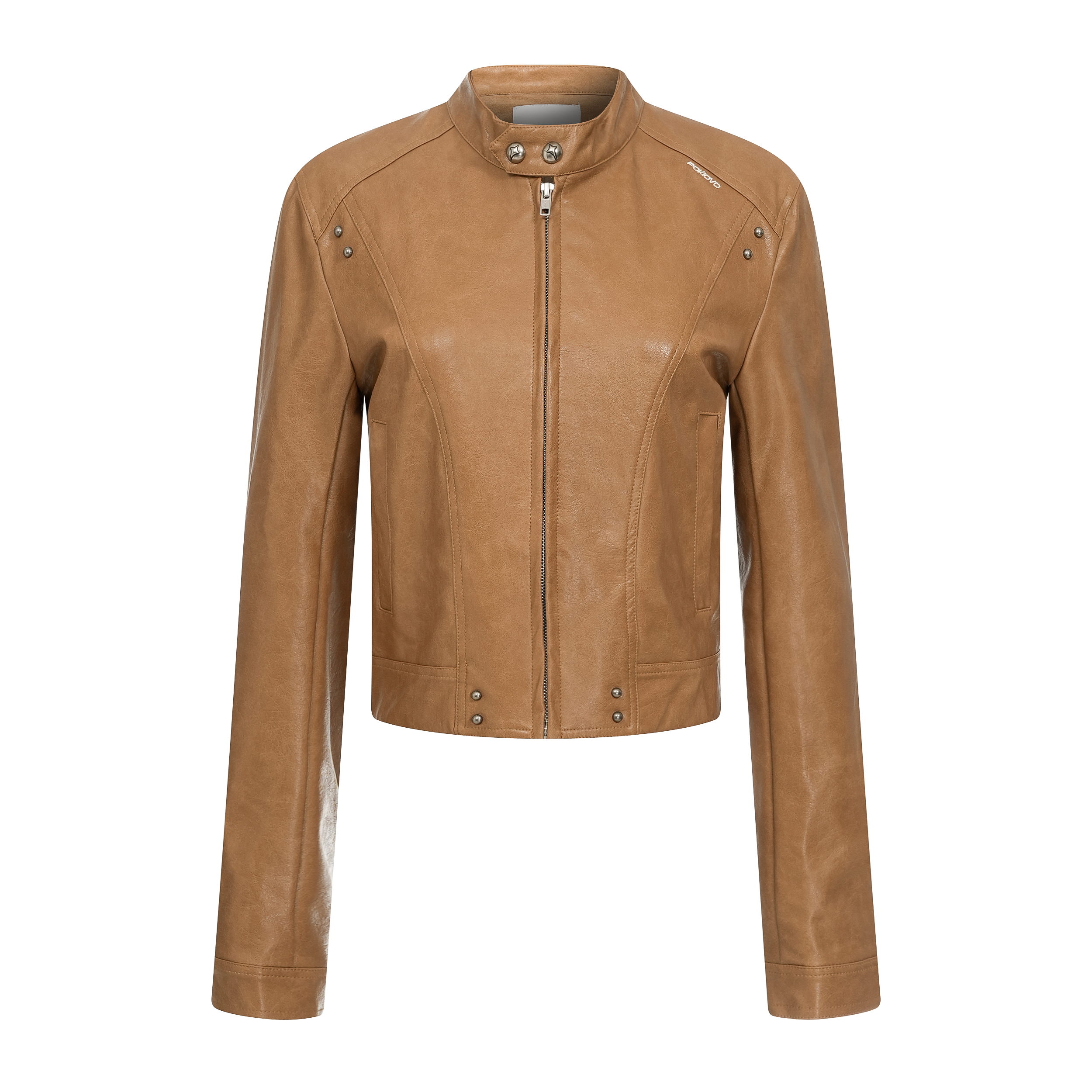 Focus Storm American Retro Loose Short Maillard Style Cool Biker Leather Jacket R7026# zx - Focus Storm