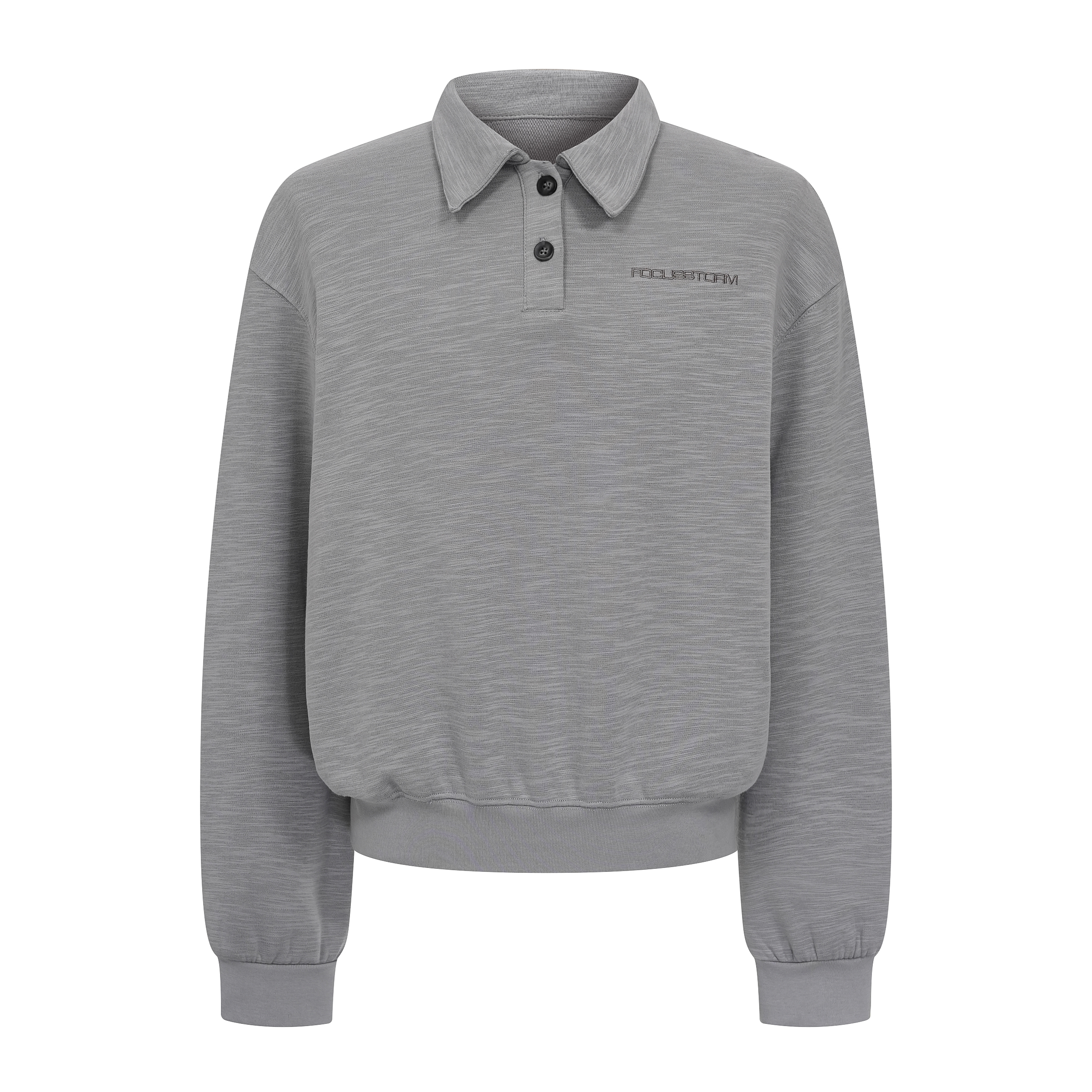 Focus Storm Polo-Collar Heavyweight Men's Autumn Japanese-Style Youthful Short Sweatshirt 89998X# zx - Focus Storm