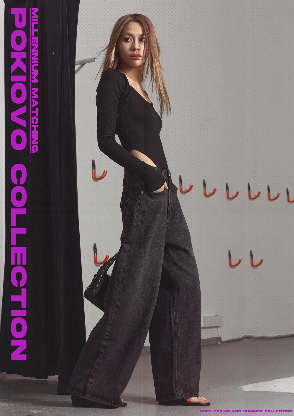 Early Spring 2026! Focus Storm American Hot Girl Style Sexy Long-Sleeve T-shirt + Slim-Fit Camisole Bodysuit R91209# zx - Focus Storm