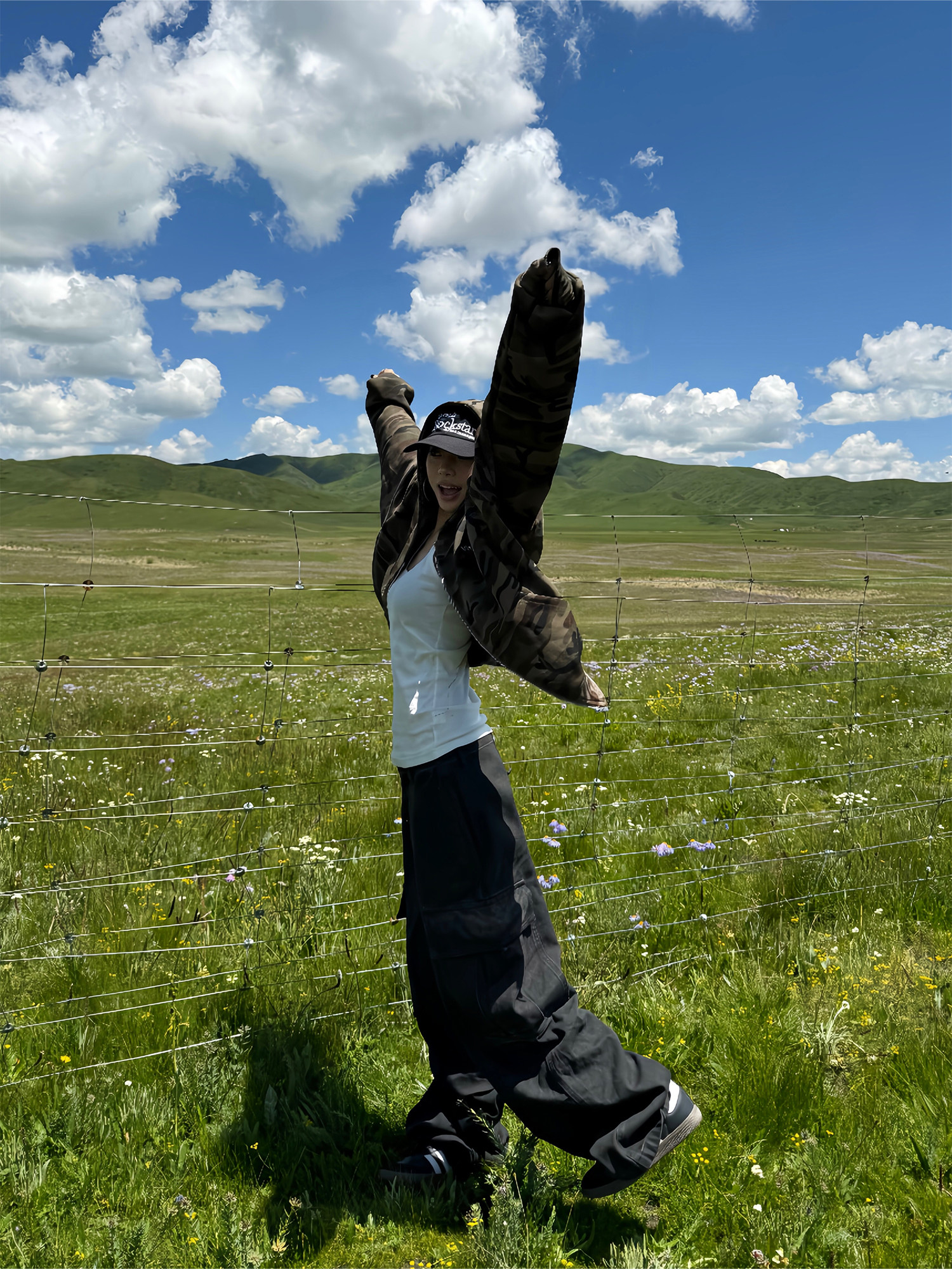 Early Spring 2026! Focus Storm American Vintage Cargo Pants, Loose Straight-Leg Washed Utility Trousers 52000# zx - Focus Storm