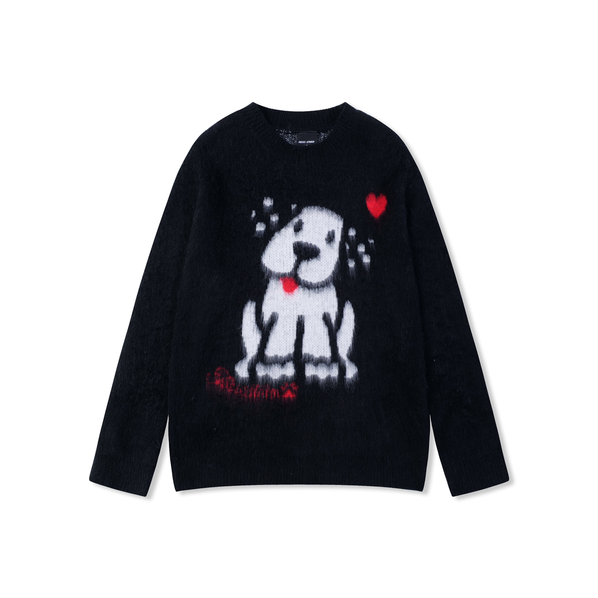 Focus Storm American Vintage Puppy Lazy Style Soft & Waxy Loose Versatile Warm Sweater 61612# zx - Focus Storm