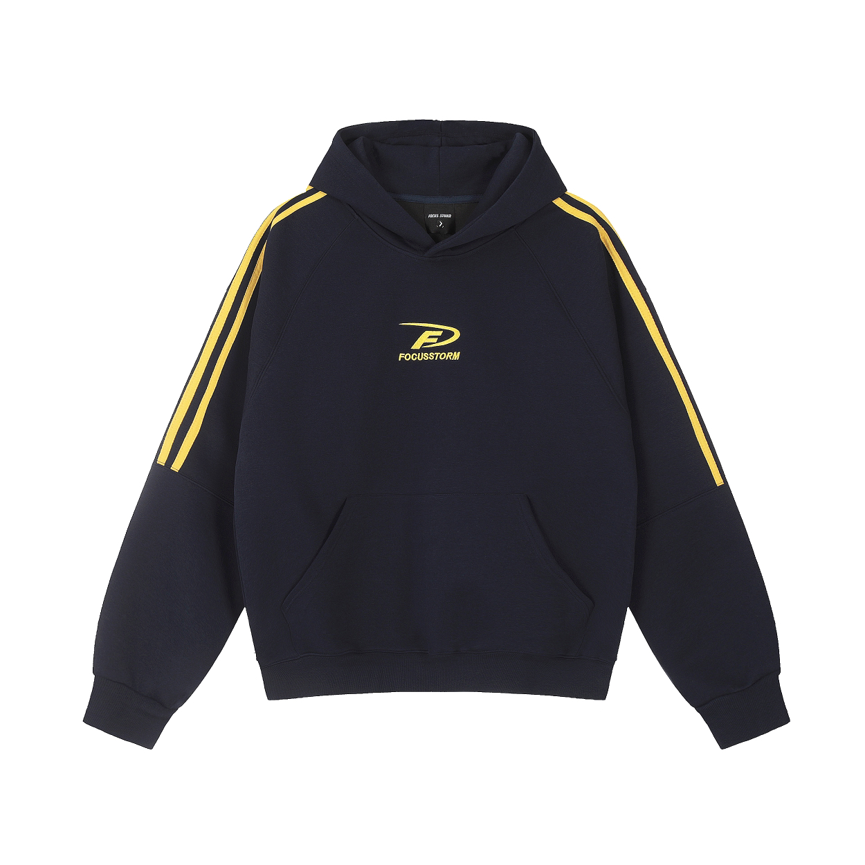 Focus Storm American Letter Embroidered Casual Loose Fleece Hoodie 88811-1 Fleece Edition# zx - Focus Storm