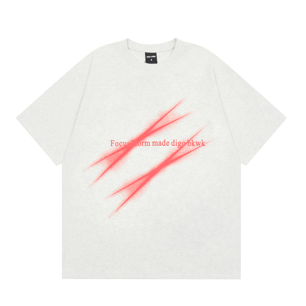 Focus Storm American High Street Pullover Short Sleeve T-Shirt 90310# zx - Focus Storm