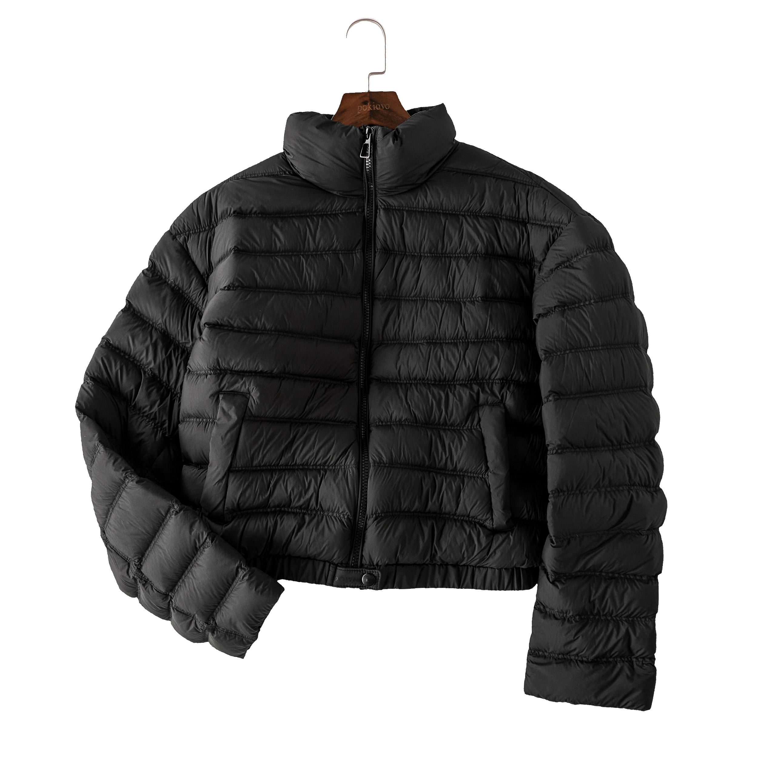 Focus Storm Vintage Loose Quilted Liner Down Jacket Winter Warm Lightweight Stand Collar Down Jacket Outerwear R7608# zx - Focus Storm